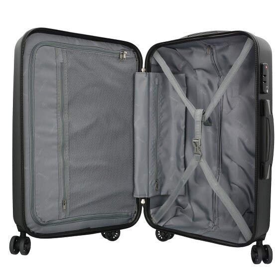Bugatti Lima 2.0 4-Wheel Trolley 66 cm with double wheels
