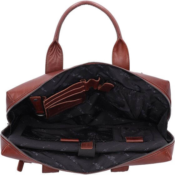 Plevier Rock Basalt Briefcase Leather 41 cm Laptop compartment