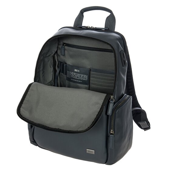 Bric's Torino backpack leather 45 cm laptop compartment