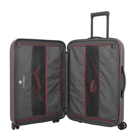 Travelite Dynamiic 4 wheels Suitcase set 3-piece with expansion pleat