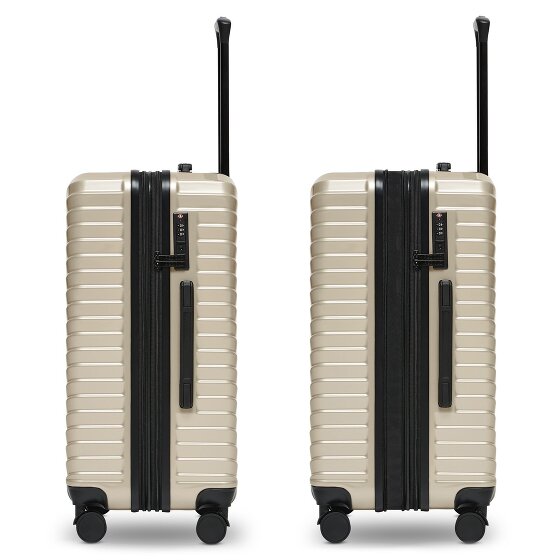 Redolz Essentials 18 4 wheels Suitcase set 3-piece with expansion pleat
