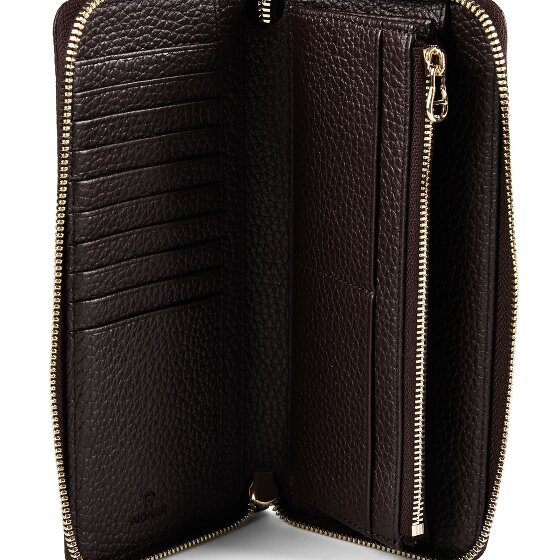 Aigner Pura Wallet RFID protection Genuine Leather 20 cm