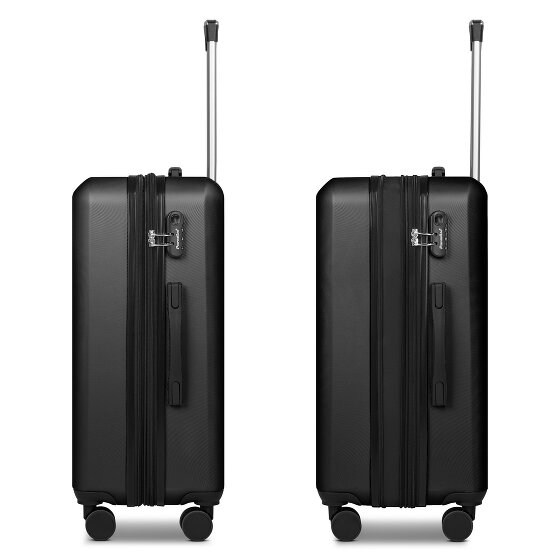 Check.In Paradise 2.0 4 wheels Suitcase set 3-piece with expansion pleat