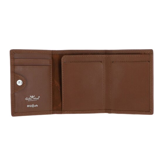 Golden Head Polo Wallet RFID protection Genuine Leather 10 cm