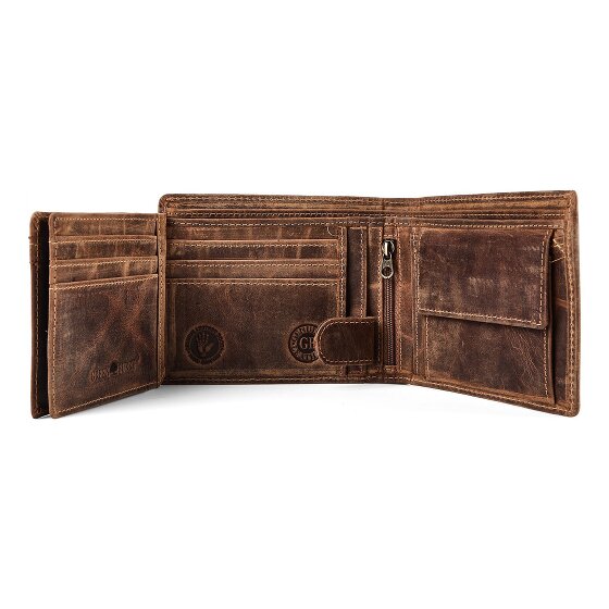 Greenburry Karpfen Wallet Leather 12.5 cm