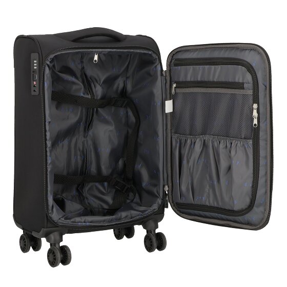 d&n Travel Line 9504 4 wheels Cabin trolley S 55 cm