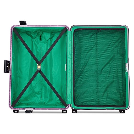 Delsey Paris x United Colors of Benetton Color Block Hardside 4-wheel trolley 76 cm