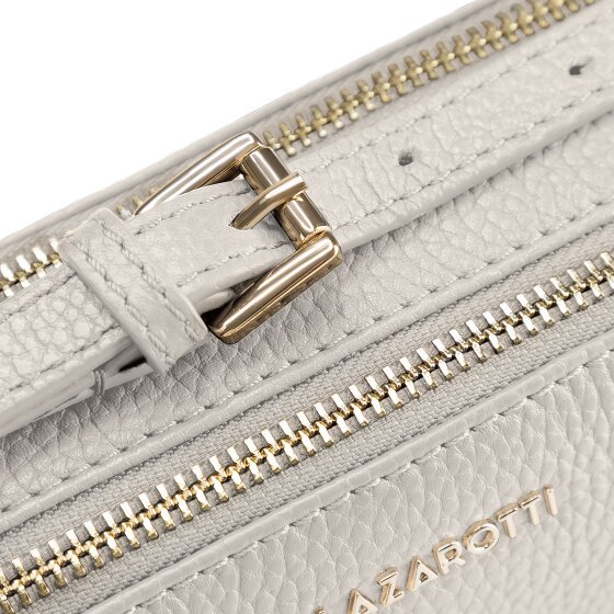 Lazarotti Bologna Leather Shoulder Bag Camera-Bag Leather Double-Zip 18 cm