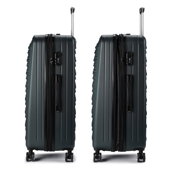 Benzi 5493 4 wheels Suitcase set 3-piece with expansion pleat