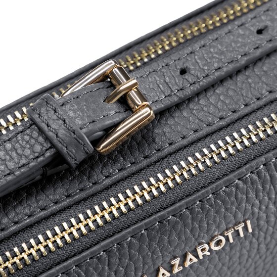 Lazarotti Bologna Leather Shoulder Bag Camera-Bag Leather Double-Zip 18 cm