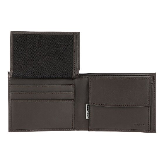 oxmox Leather Wallet RFID protection Genuine Leather 10 cm