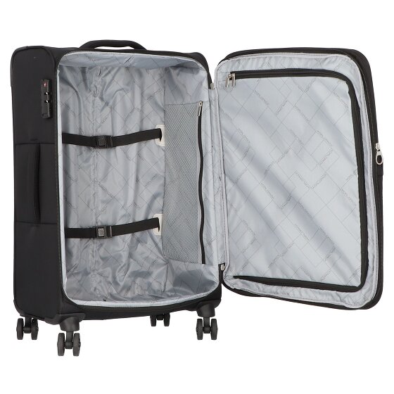 Worldpack Dublin 4 wheels Suitcase set 3-piece with expansion pleat