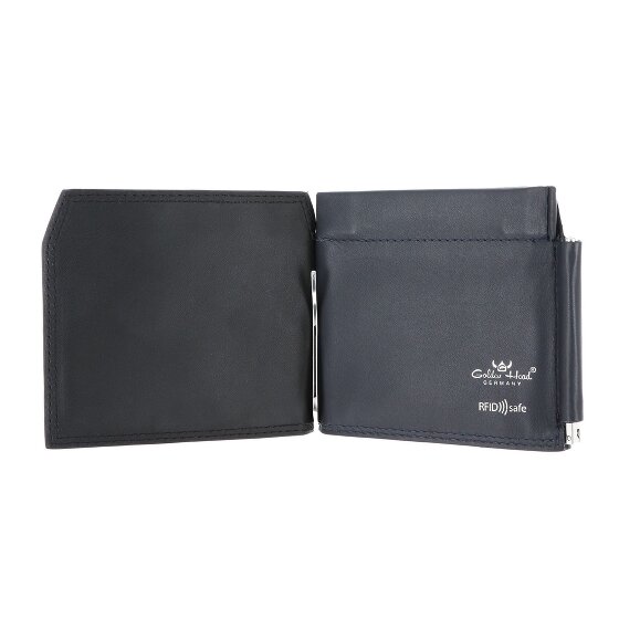 Golden Head Polo Wallet RFID protection Genuine Leather 11 cm