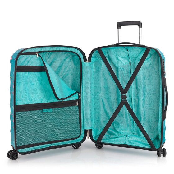 Gabol Acqua 4 wheels Trolley M 66 cm