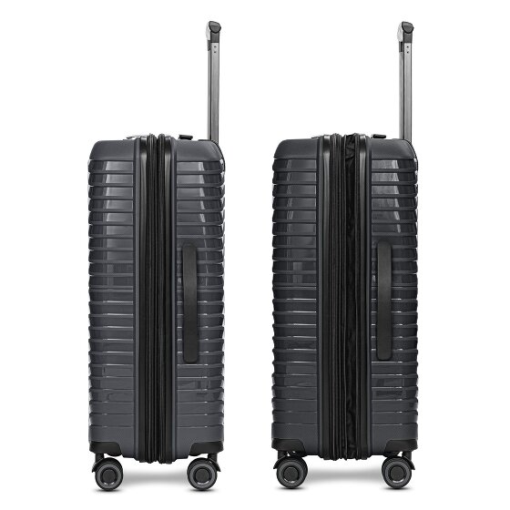 Stratic Shine 4 wheels Suitcase set 3-piece with expansion pleat Stratic Shine 4 wheels Suitcase set 3-piece with expansion pleat