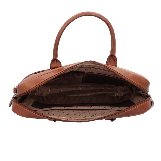 Esquire Dallas Briefcase Leather 38.5 cm Laptop compartment