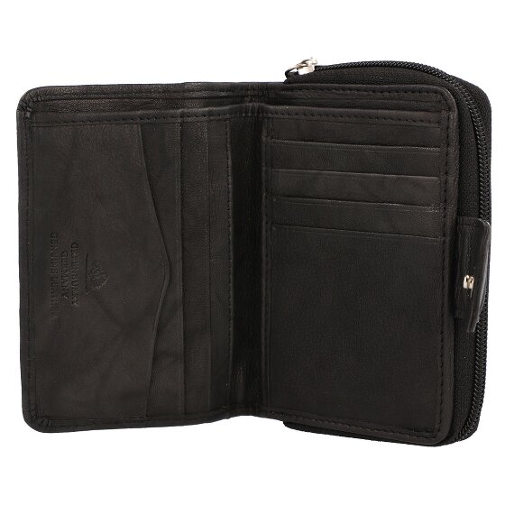 Greenburry Basic wallet RFID leather 9 cm