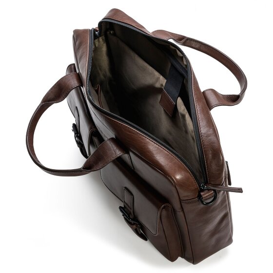 Farmhood Memphis Briefcase Leather 39 cm Laptop compartment Farmhood Memphis Briefcase Leather 39 cm Laptop compartment