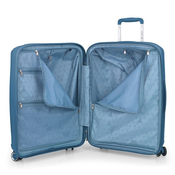 Gabol Queens 4 wheels Suitcase set 2-piece with expansion pleat