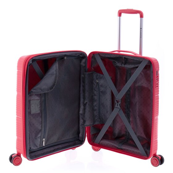 Gladiator 0800 4 wheels Trolley 55 cm with expansion pleat