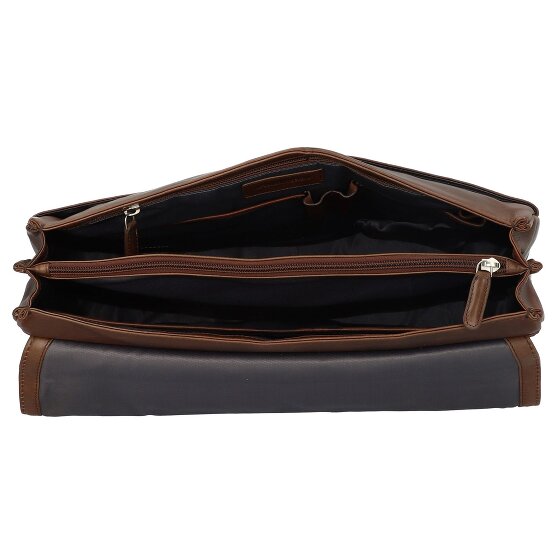 Bugatti Romano briefcase leather 40 cm laptop compartment