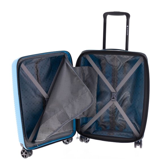 Gladiator 2800 4 wheels Cabin trolley 55 cm with expansion pleat