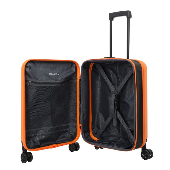 Travelite Basics foldable 4-roll cabin trolley 55 cm