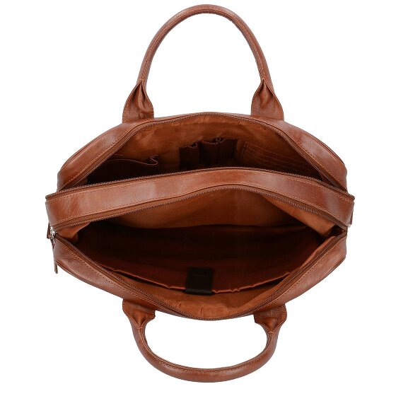 Dermata Briefcase leather 40 cm laptop compartment