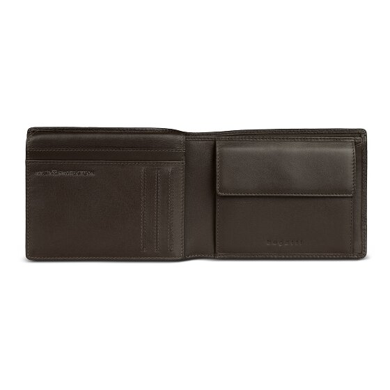 Bugatti Due Wallet RFID protection Leather 12.5 cm