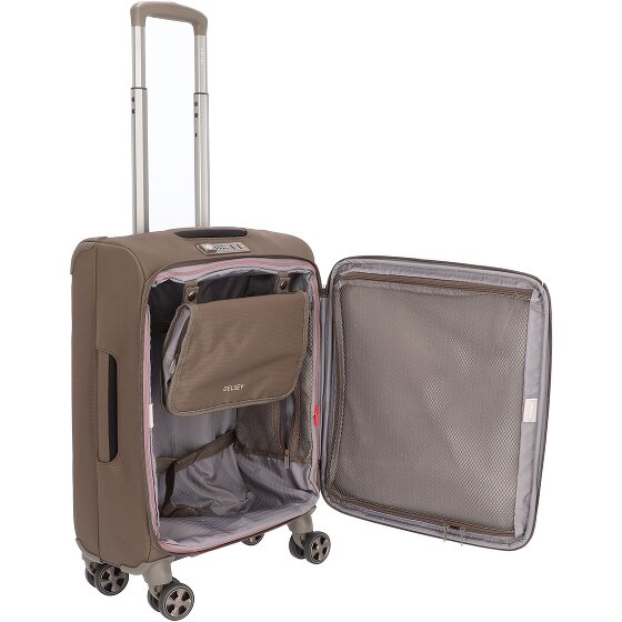Delsey Paris Helium DLX 4 Roll Cabin Trolley Slim Line 55 cm
