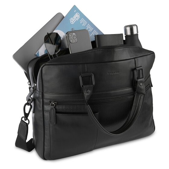 Bugatti Joel Briefcase Leather 38 cm Laptop compartment