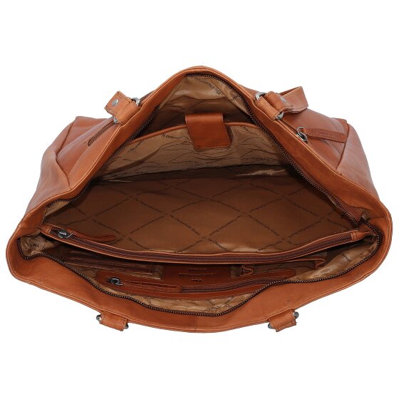 The Chesterfield Brand Wax Pull Up Shoulder Bag Leather 36 cm Laptop compartment