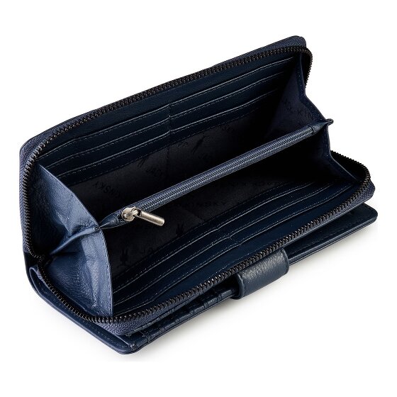 Jack Kinsky Livorno 1026 Wallet RFID protection Genuine Leather 19 cm