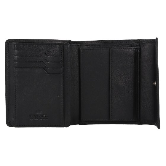 Braun Büffel Golf Secure wallet RFID leather 12.5 cm