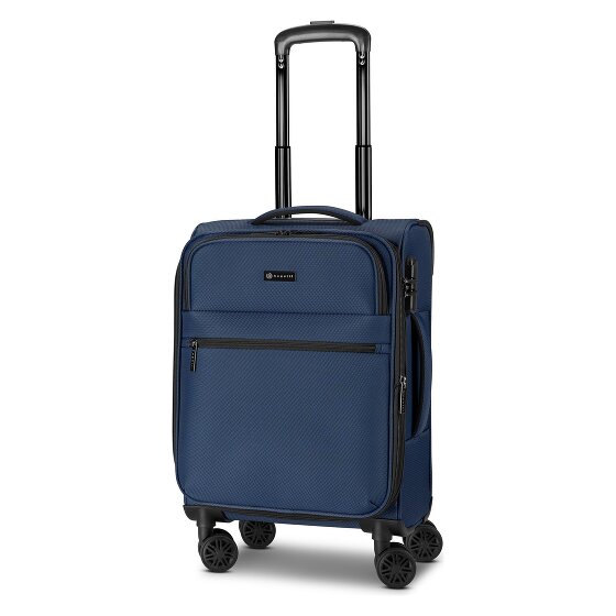 Bugatti Valencia Soft 4 wheels Cabin trolley S 55 cm with expansion pleat