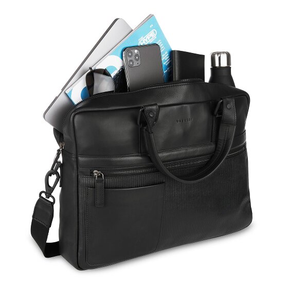 Bugatti Joel Briefcase Leather 37 cm Laptop compartment