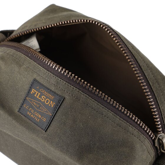 Filson Tin Cloth Toilet bag Leather 23 cm