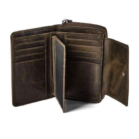 Greenburry Newport Wallet RFID protection Leather 14 cm