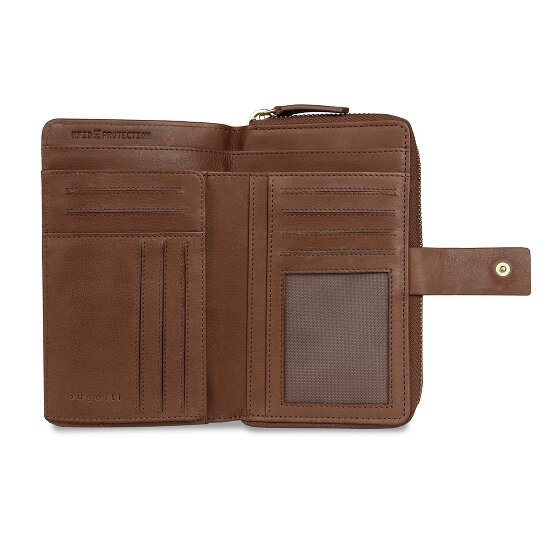 Bugatti Noemi Wallet RFID protection Leather 16 cm