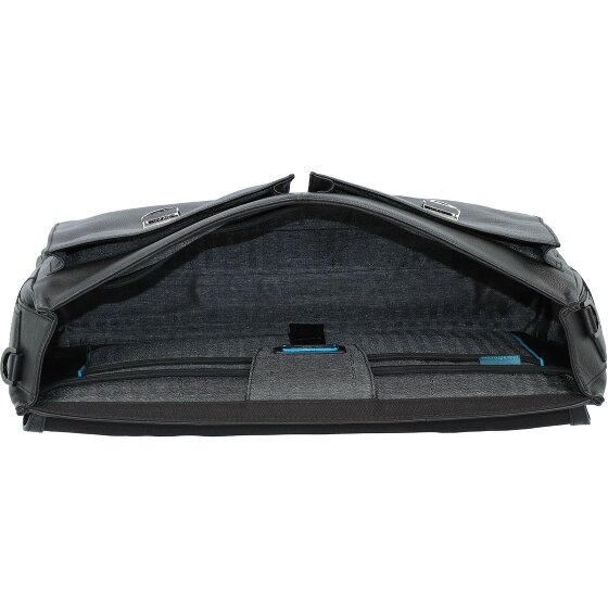 Piquadro Kobe briefcase leather 42 cm laptop compartment