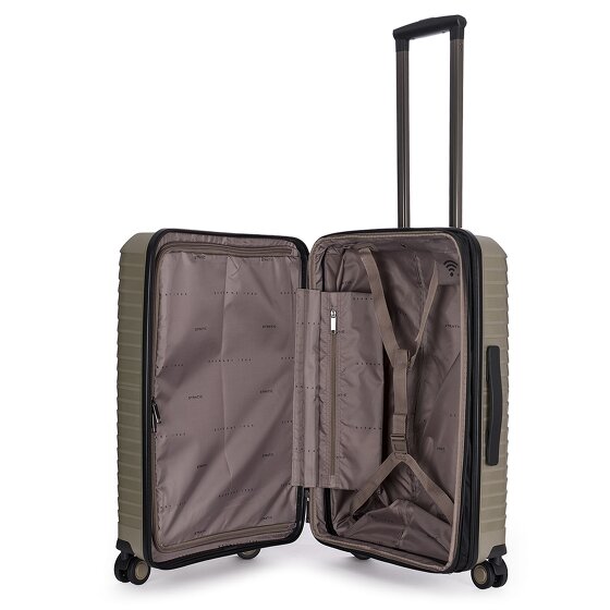 Stratic Bright+ 4 wheels Trolley M 66 cm with expansion pleat