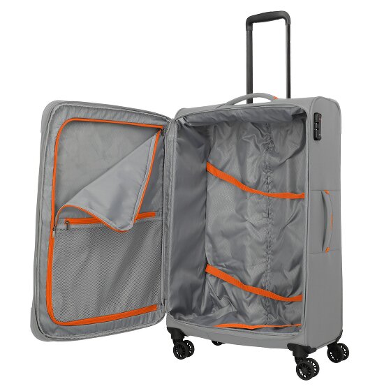 Travelite Umbria 4 wheels Trolley L 77 cm with expansion pleat