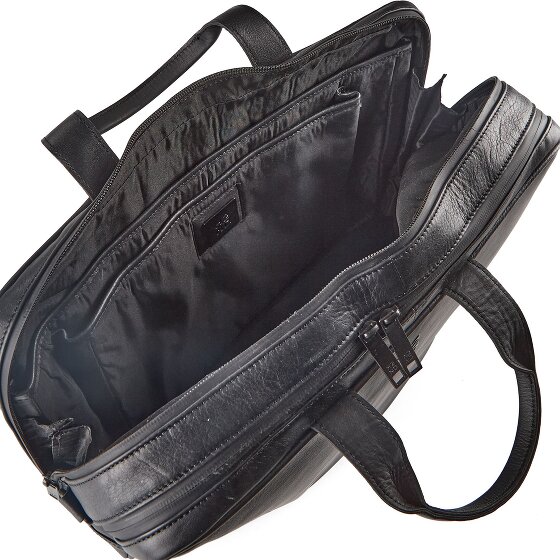 Harbour 2nd City Lights Briefcase Genuine Leather 40 cm Laptop compartment