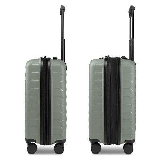 d&n Toronto 4 wheels Cabin trolley S 54 cm with expansion pleat