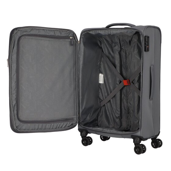 American Tourister Street Roll 4 wheels Suitcase set 3-piece with expansion pleat