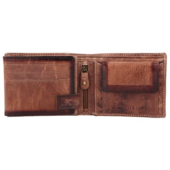 Greenland Nature Mascu & Line wallet RFID leather 12 cm