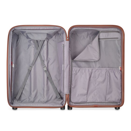 Delsey Paris Promenade Hard 2.0 4 wheels Suitcase set 3-piece with expansion pleat