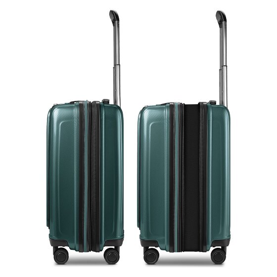 Redolz Essentials 14 suitcase set 2 pcs. cabin trolley with stretch fold + beauty case