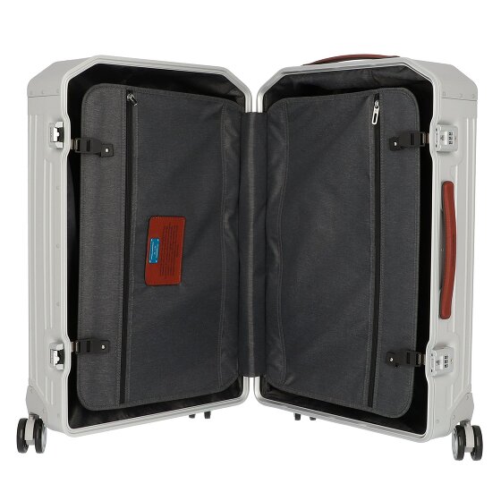 Piquadro Aluminum 4-Wheel Trolley, 69 cm