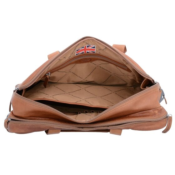 The Chesterfield Brand Wax Pull Up Briefcase Leather 44 cm Laptop compartment
